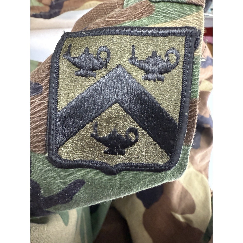 Vintage US Army M81 Woodland Camo BDU Coat Size Medium Short - Picture 6 of 6